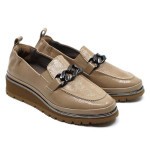 XSA Mocassin beige lakleer 9922